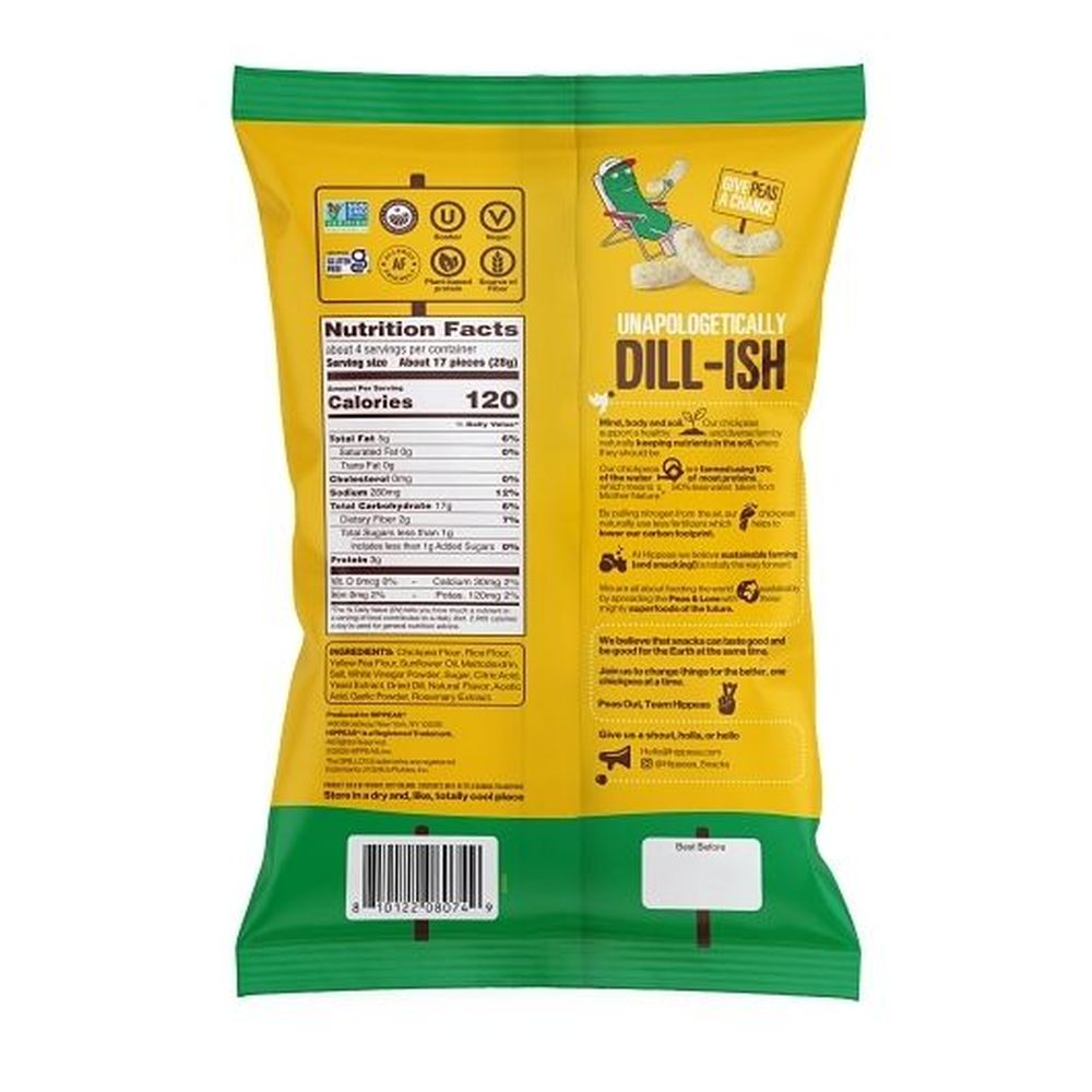 Hippeas Grillos Dill Pickle Chickpea Puffs, 3.75 Ounce -- 12 Per Case