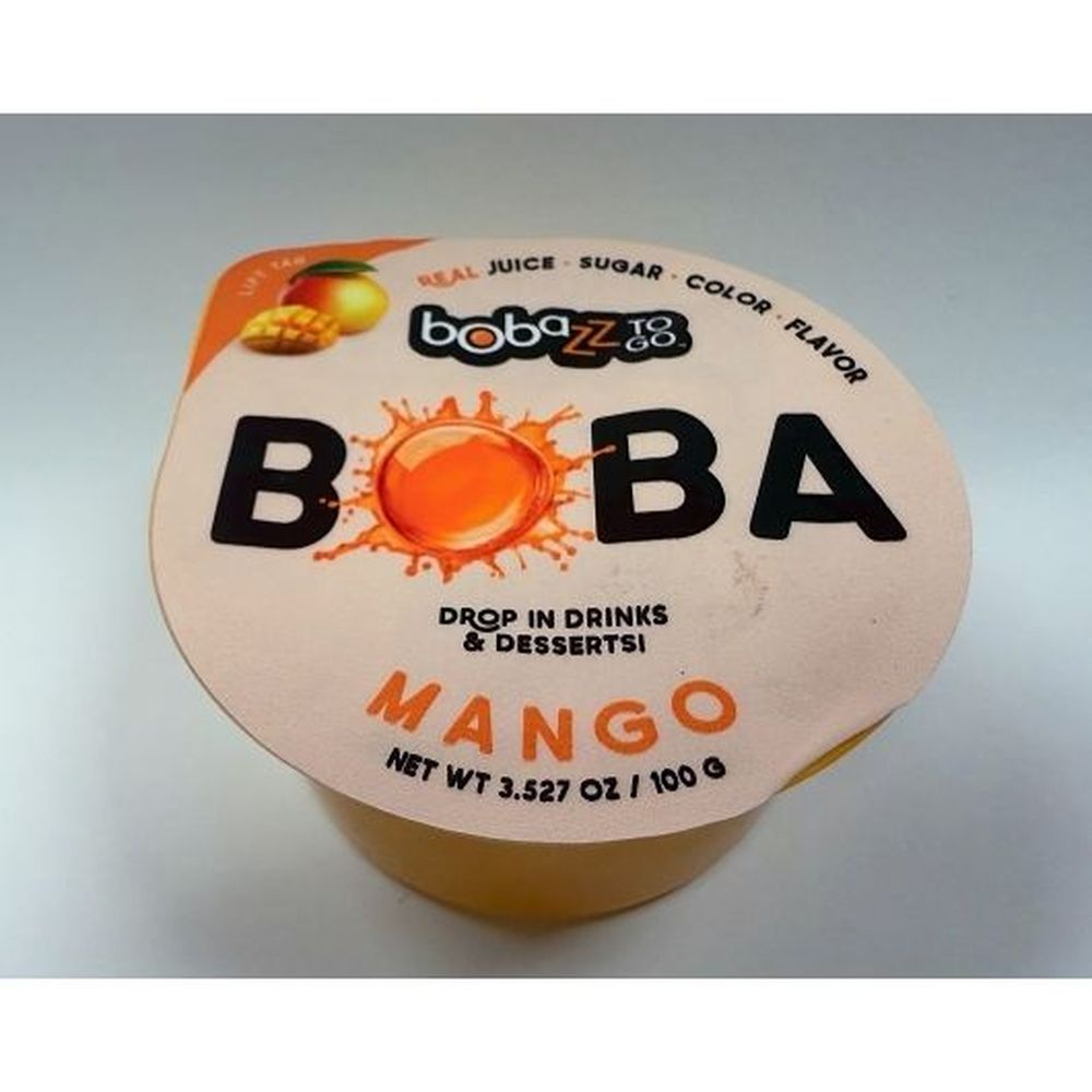 Bobazz To Go Mango Boba, 3.527 Ounce Cup -- 32 Per Case
