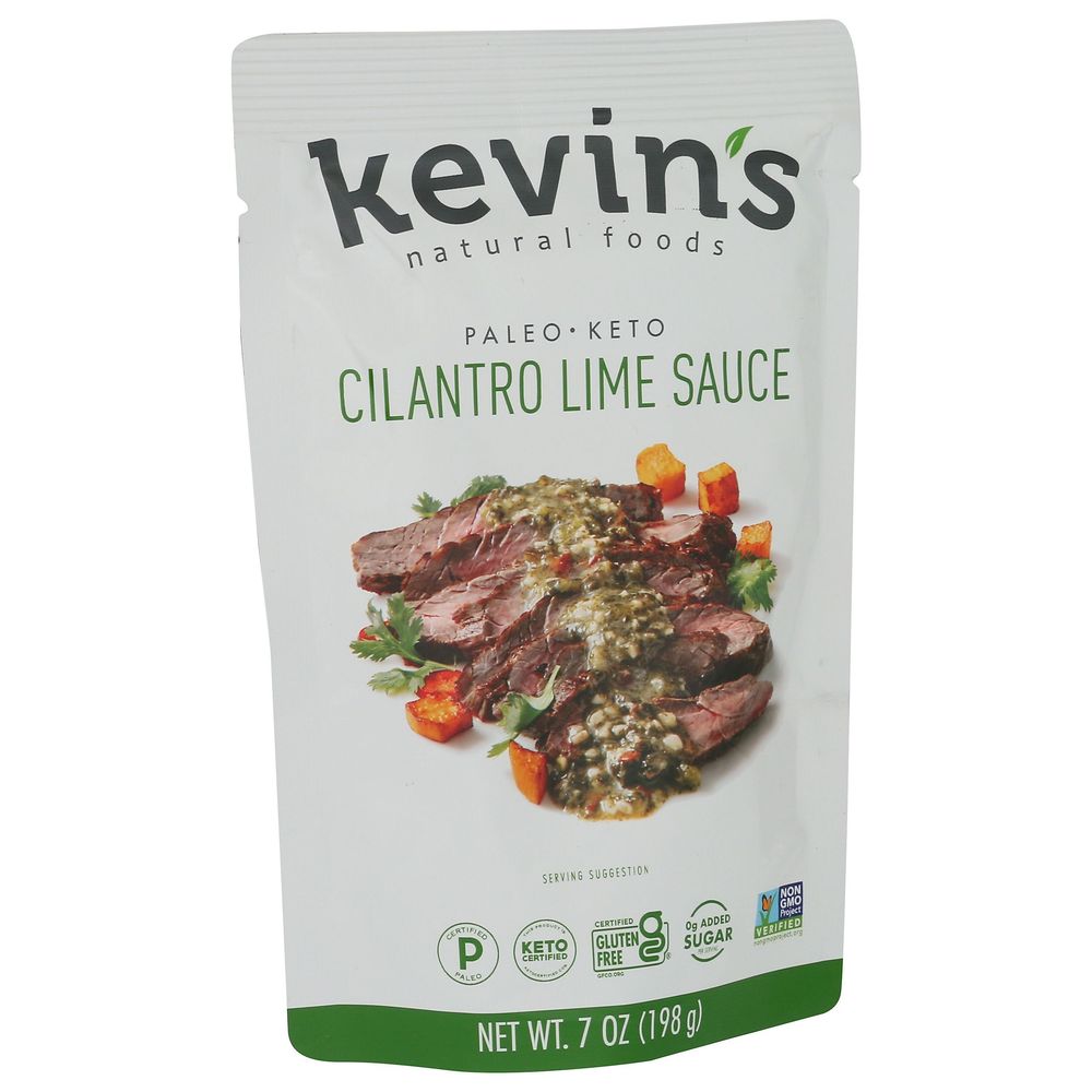 Kevins Natural Foods Salsa De Cilantro Y Limón Verde, 7 Onzas -- 12 Por Caja