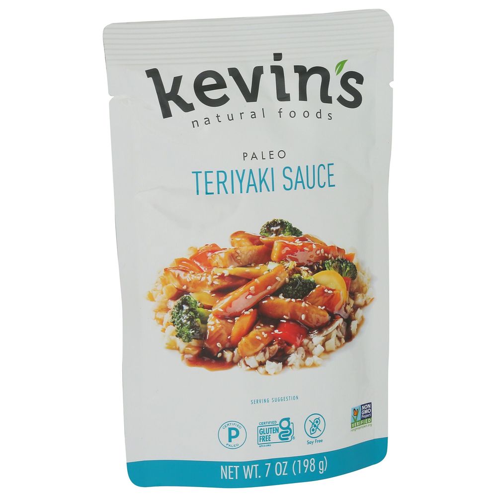 Kevins Natural Foods Salsa Teriyaki, 7 Onzas -- 12 Por Caja