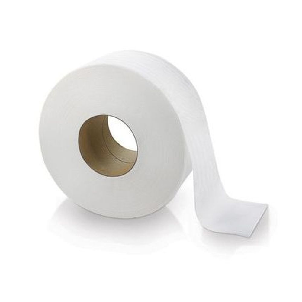 Solaris Livi Vpg White 2 Ply Jumbo Tissue Roll, 3.3 Inch X 850 Feet -- 12 Per Case