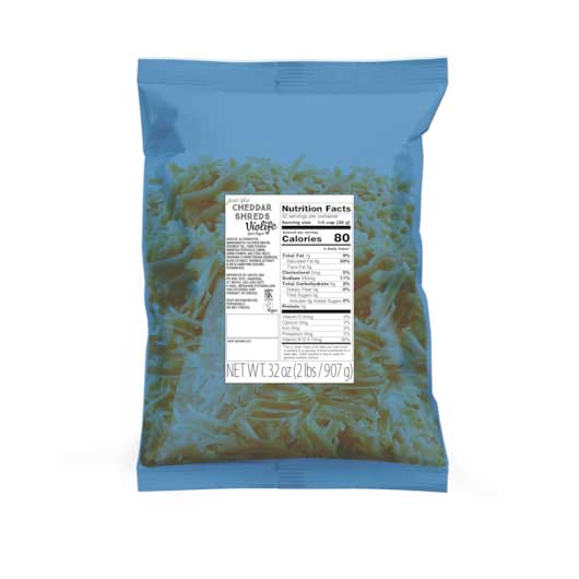 Violife 100 Percent Vegan Just Like Cheddar Shreds, 2 Pound -- 5 Per Case