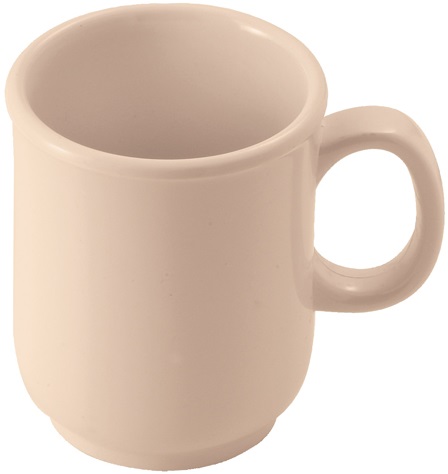 Winco Melamine Bulbous Mug, 8 Ounce -- 48 Per Case