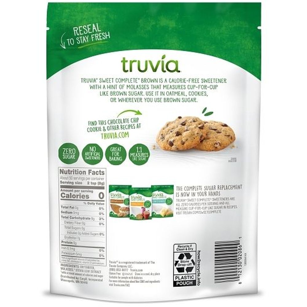Truvia Sweet Complete Brown Sweetener, 14 Ounce -- 8 Per Case