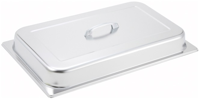 Winco Stainless Steel Full Size Polished Dome Cover With Handle Only -- 12 Per Case