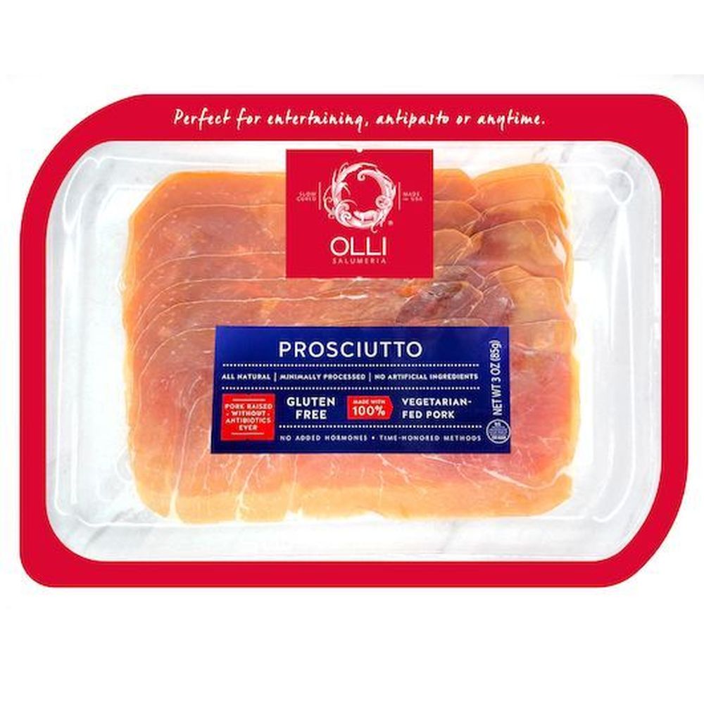 Olli Salumeria Presliced Prosciutto, 3 Ounce -- 10 per case