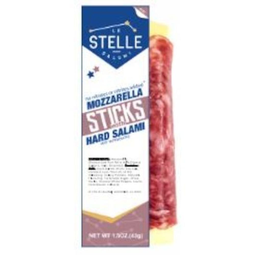 Le Stelle Mozzarella Sticks With Hard Salami, 1.5 Ounce -- 24 Per Case