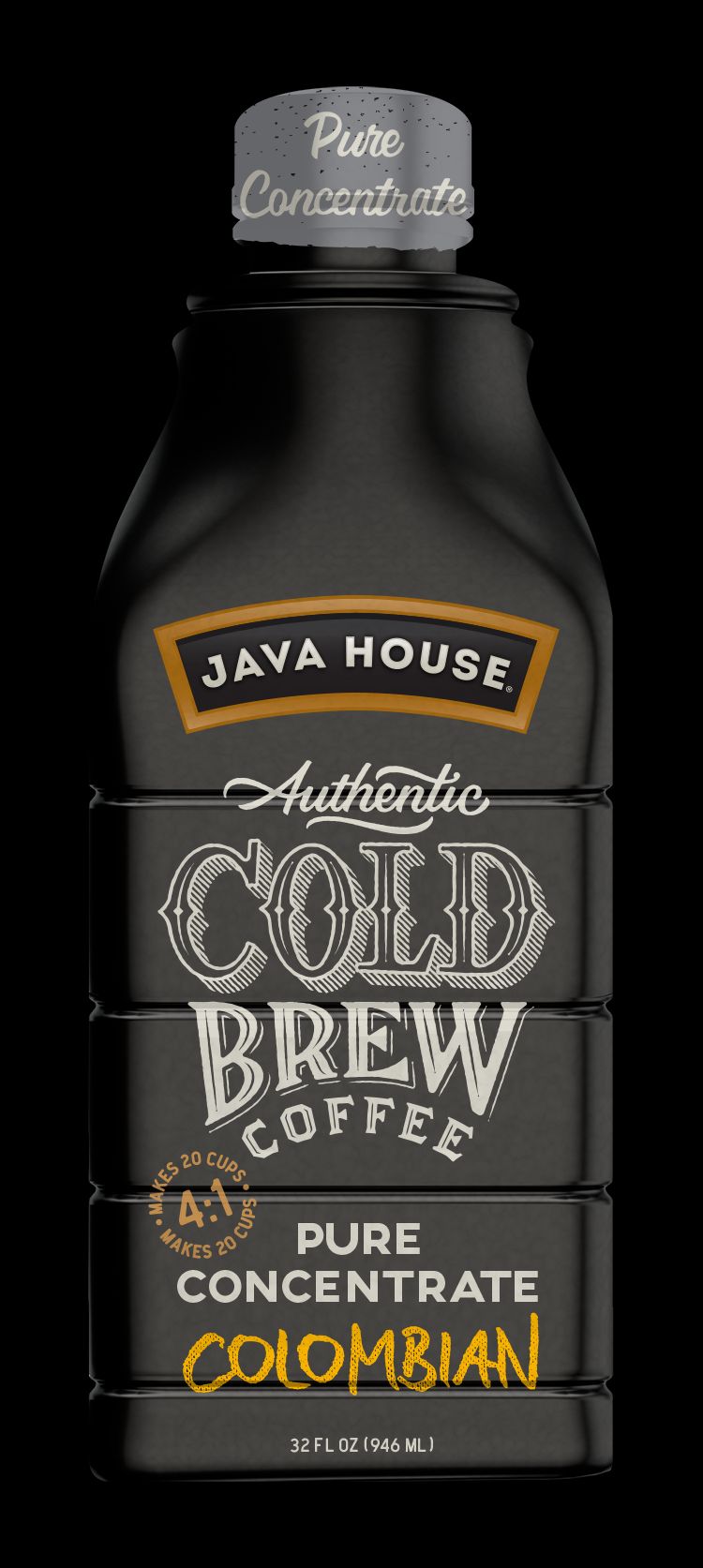 Java House Pure Black Columbian Coffee Concentrate FoodServiceDirect Java house pure black columbian coffee concentrate foodservicedirect