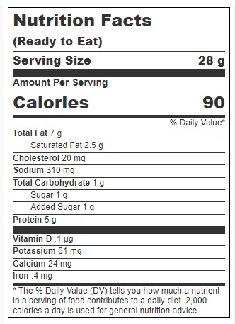 Wisconsins Best Bacon And Cheddar Sausage Snack Sticks, 7 Ounce -- 12 Per Case