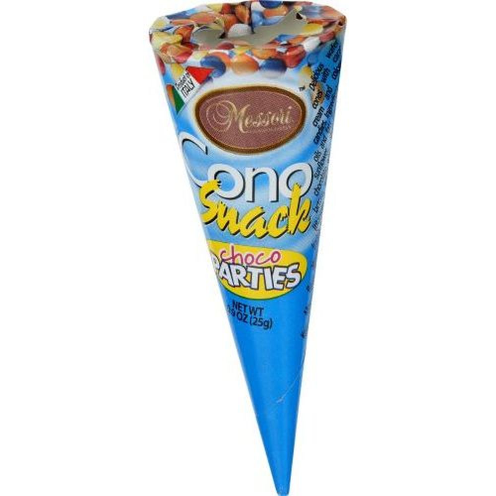 Messori Multicolor Choco Parties Cono Snack, 0.9 Ounce -- 12 Per Case