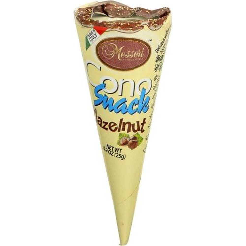 Messori Chocolate Hazelnut Cream Cono Snack, 0.9 Ounce -- 12 Per Case