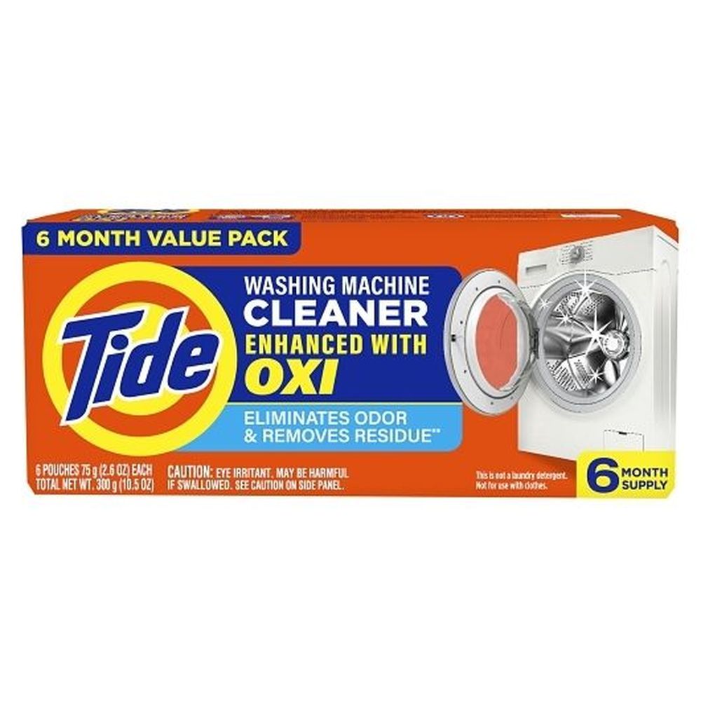 Tide 2.8 Ounce Washing Machine Cleaner, 6 Count -- 6 Per Case