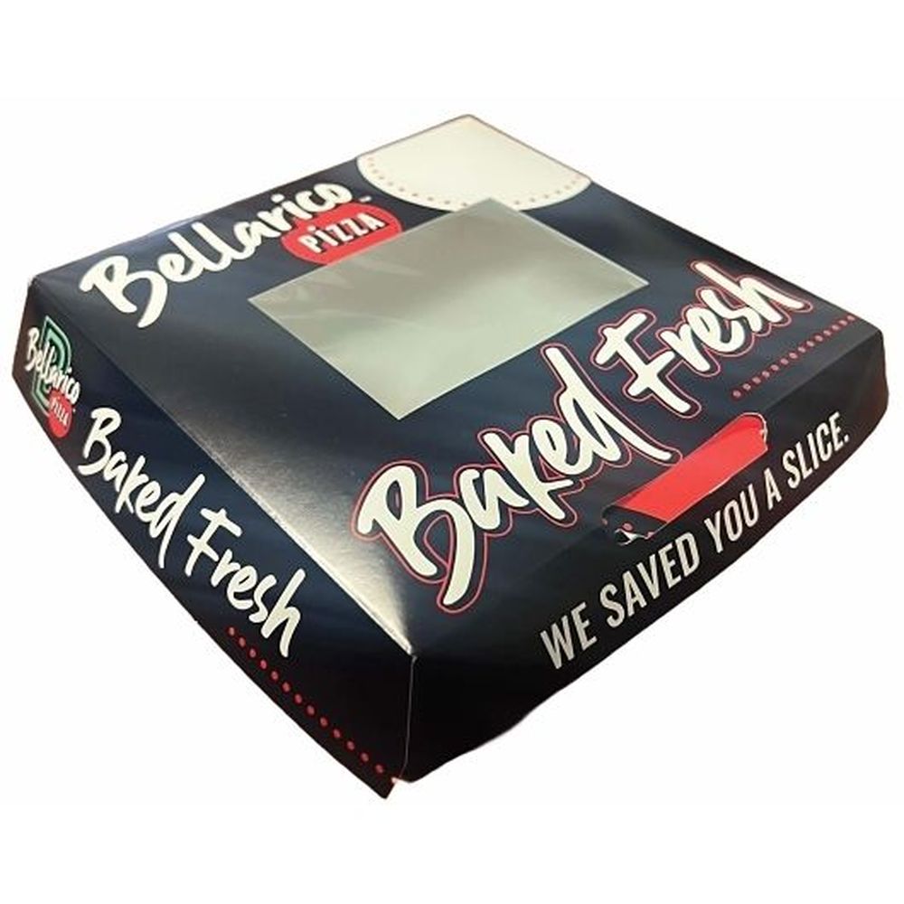 Bellarico's Baked Fresh Window Pizza Box, 300 Count