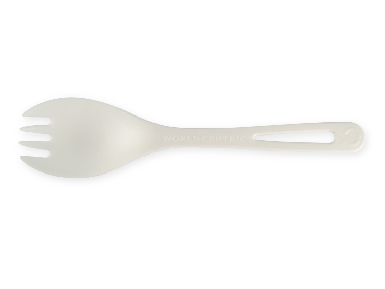 World Centric Compostable Tpla Spork, 6 Inch -- 1000 Per Case