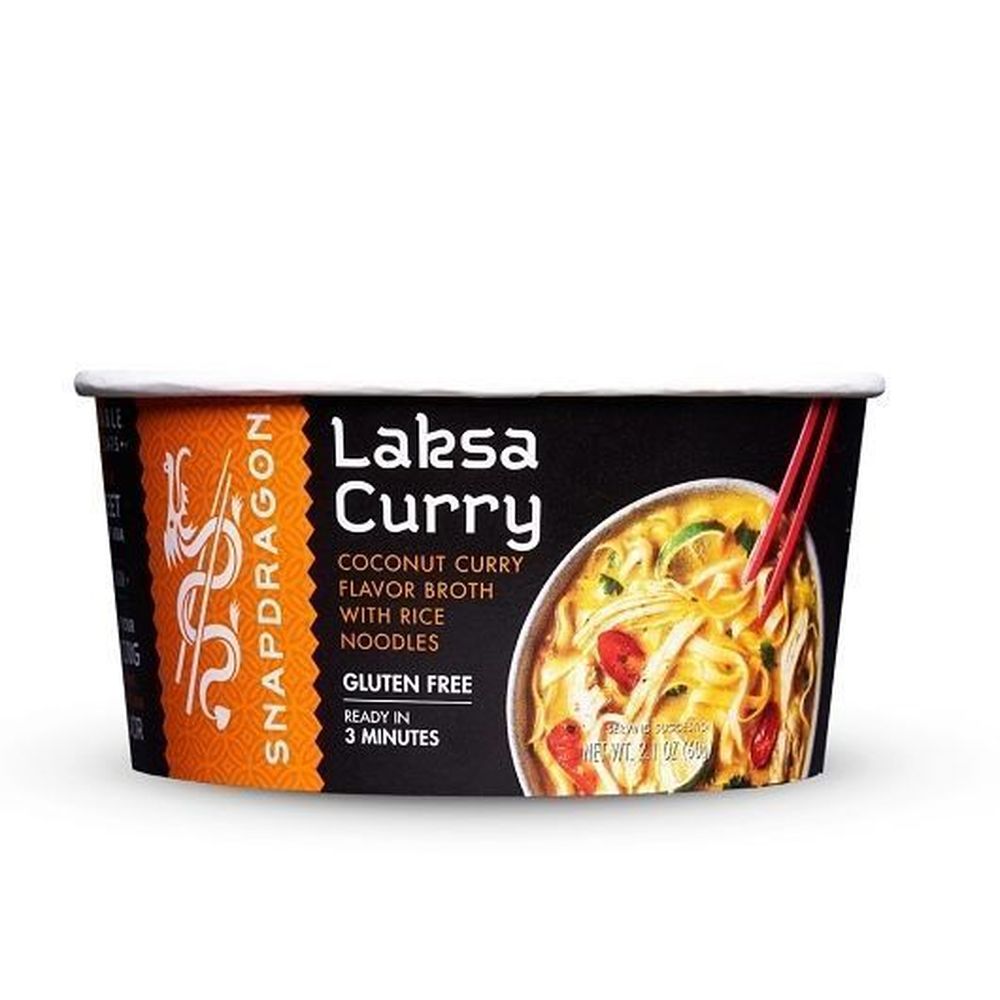 Snapdragon Singapore Curry Rice Noodle Soup Bowl, 2.1 Ounce -- 36 Per Case