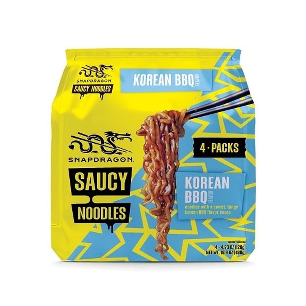 Snapdragon Korean Bbq Saucy Noodles, 16.9 Ounce -- 16 Per Case