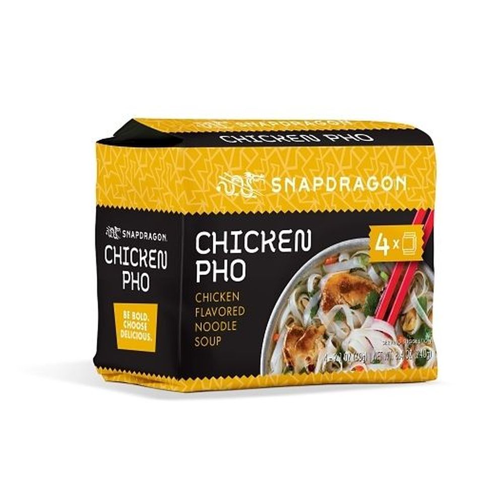 Snapdragon Chicken Pho Flavored Noodle Soup, 8.4 Ounce -- 16 Per Case