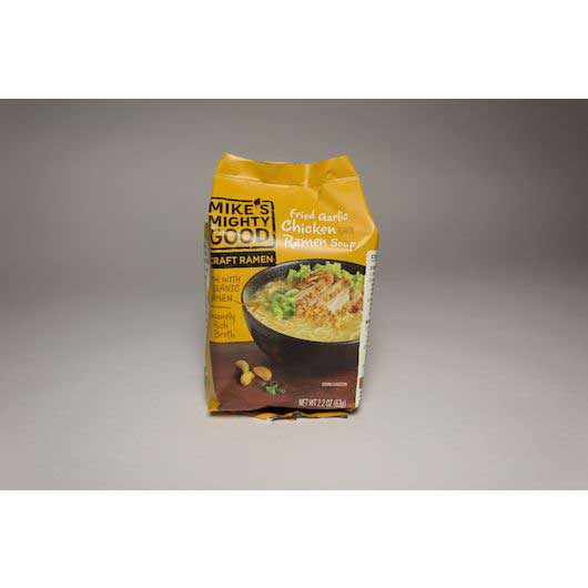 Mike's Mighty Good Fried Garlic Chicken Ramen Noodle Soup, 2.2 Ounce -- 7 Per Case