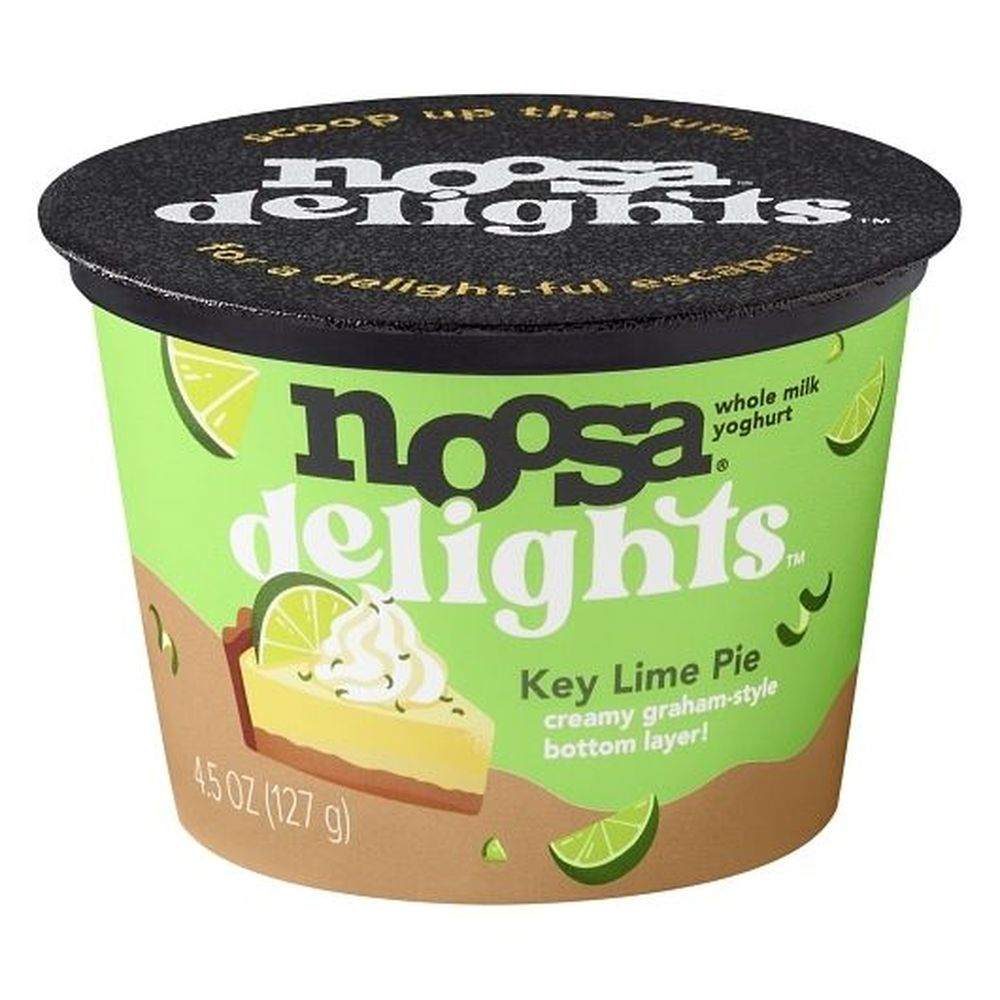 Noosa Delights Key Lime Pie Whole Milk Yoghurt, 4.5 Ounce -- 6 per case