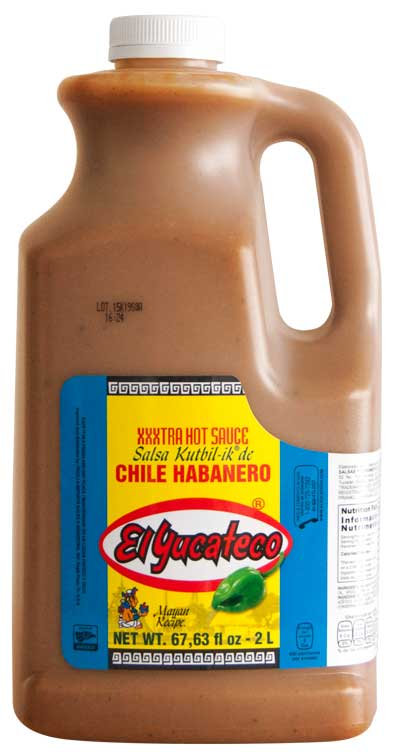 El Yucateco Extra Hot Habanero Sauce, 67.63 Fluid Ounce -- 1 Each