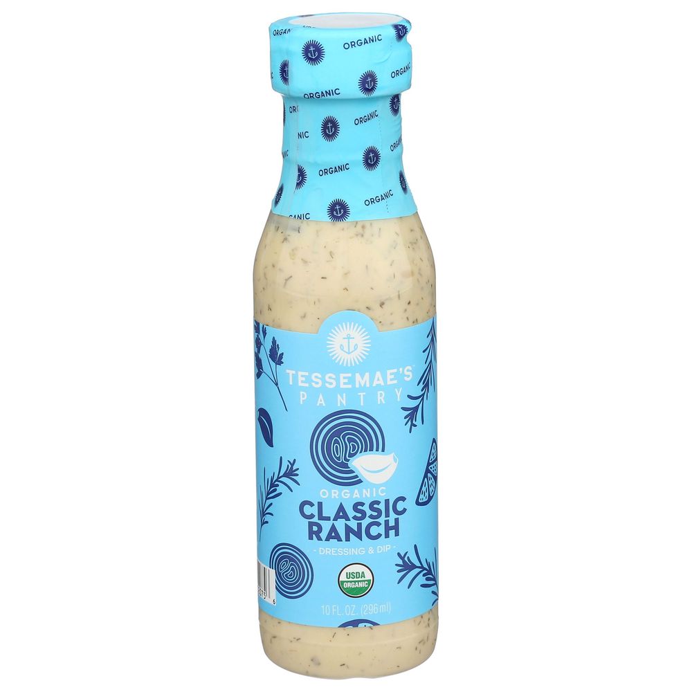 Tessamaes Organic Classic Ranch Dressing, 10 Ounce -- 6 Per Case