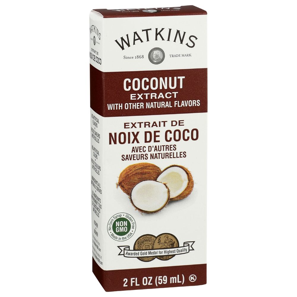 Watkins Coconut Extract, 2 Fluid Ounce -- 6 Per Case