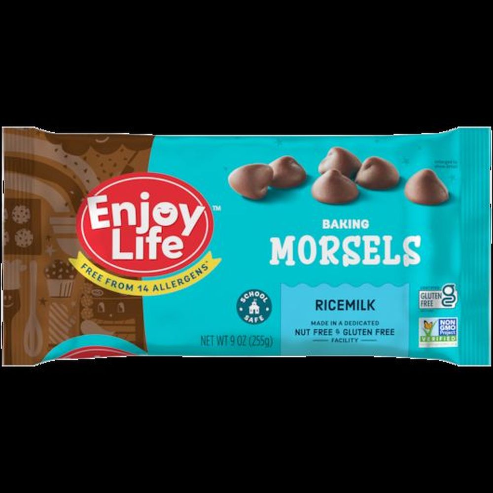 Enjoy Life Ricemilk Baking Morsels, 9 Ounce -- 12 Per Case
