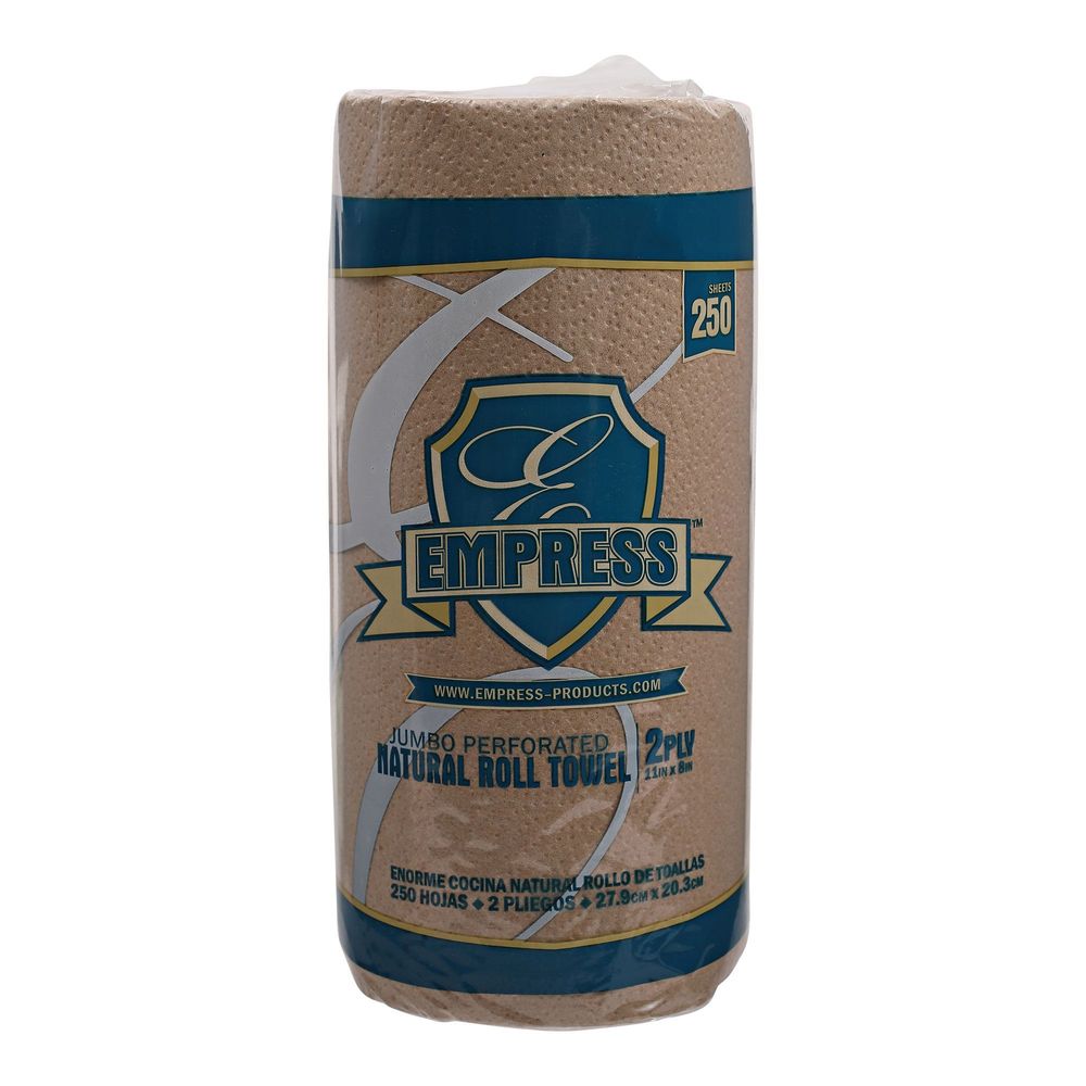 Empress Natural 2-ply Kitchen Roll Towel, 8 X 11 Inch -- 3000 Per Case