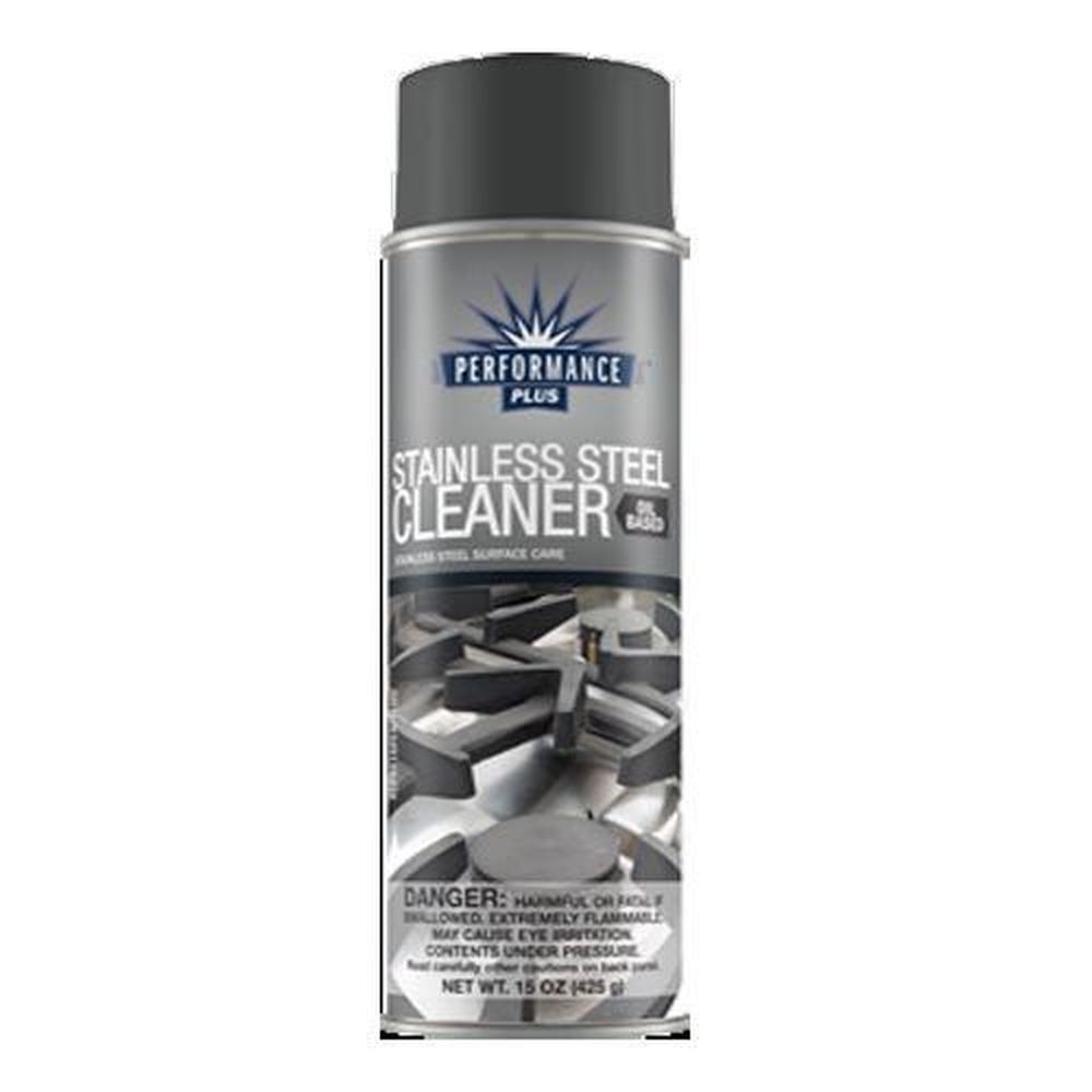 Performance Plus Oil Base Stainless Steel Polish, 15 Ounce Aerosol -- 6 Per Case