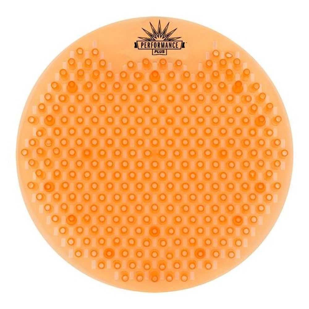 Performance Plus Round Citrus Grove Scent Splash Free Orange Urinal Screen -- 10 Per Case