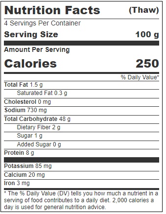 Boulart Wrapped Everything Bun, 4 Count -- 18 Per Case