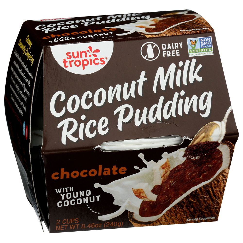 Sun Tropics Chocolate Coconut Milk Rice Pudding, 8.46 Ounce -- 6 Per Case