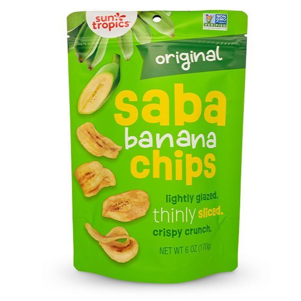 Sun Tropics Original Saba Banana Chips, 6 Ounce -- 6 Per Case