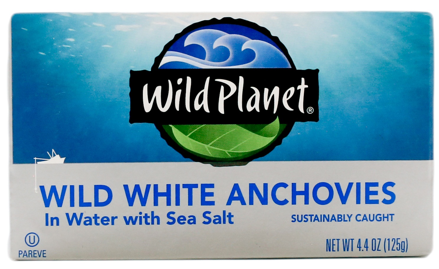 Wild Planet White Anchovies In Water, 4.375 Ounce -- 12 Per Case