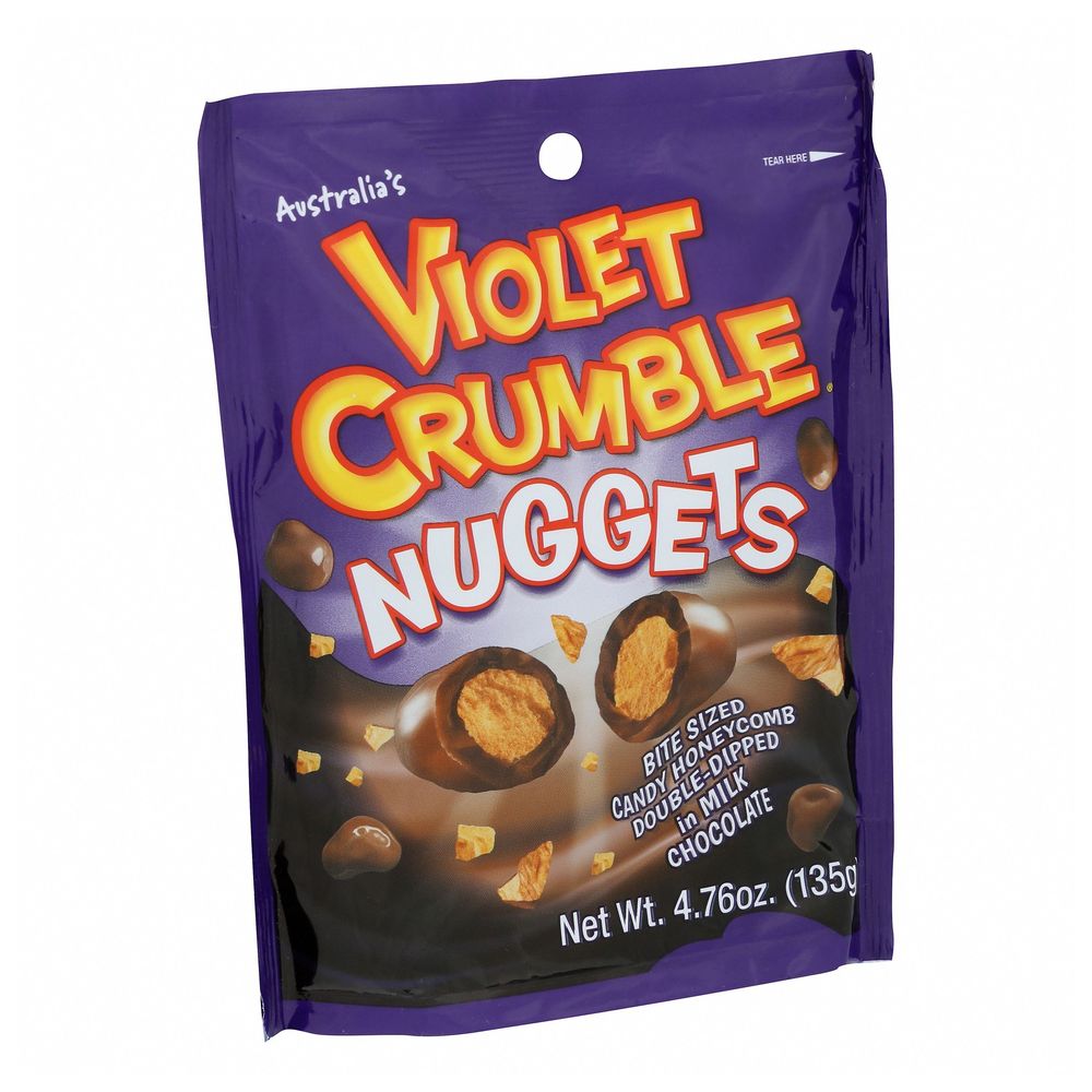 Violet Crumble Milk Chocolate Nuggets, 4.76 Ounce -- 8 Per Case