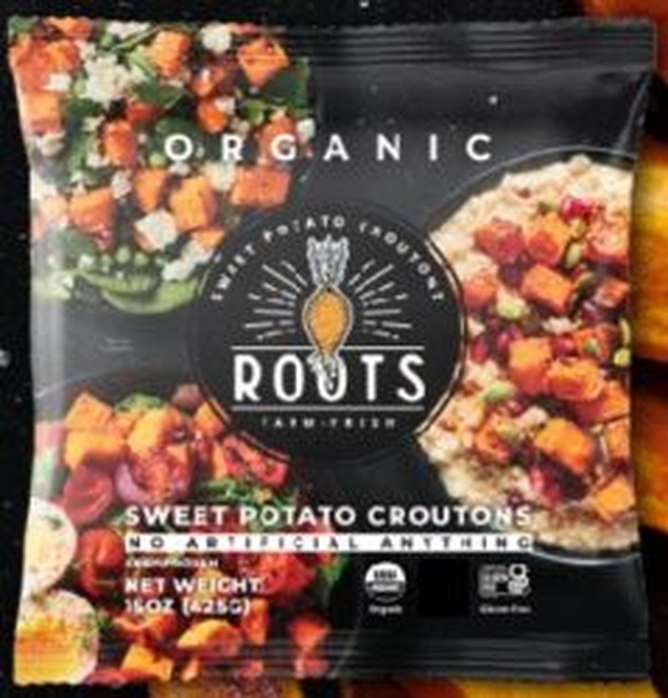 Roots Organic Sweet Potato Crouton, 15 Ounce -- 12 Per Case