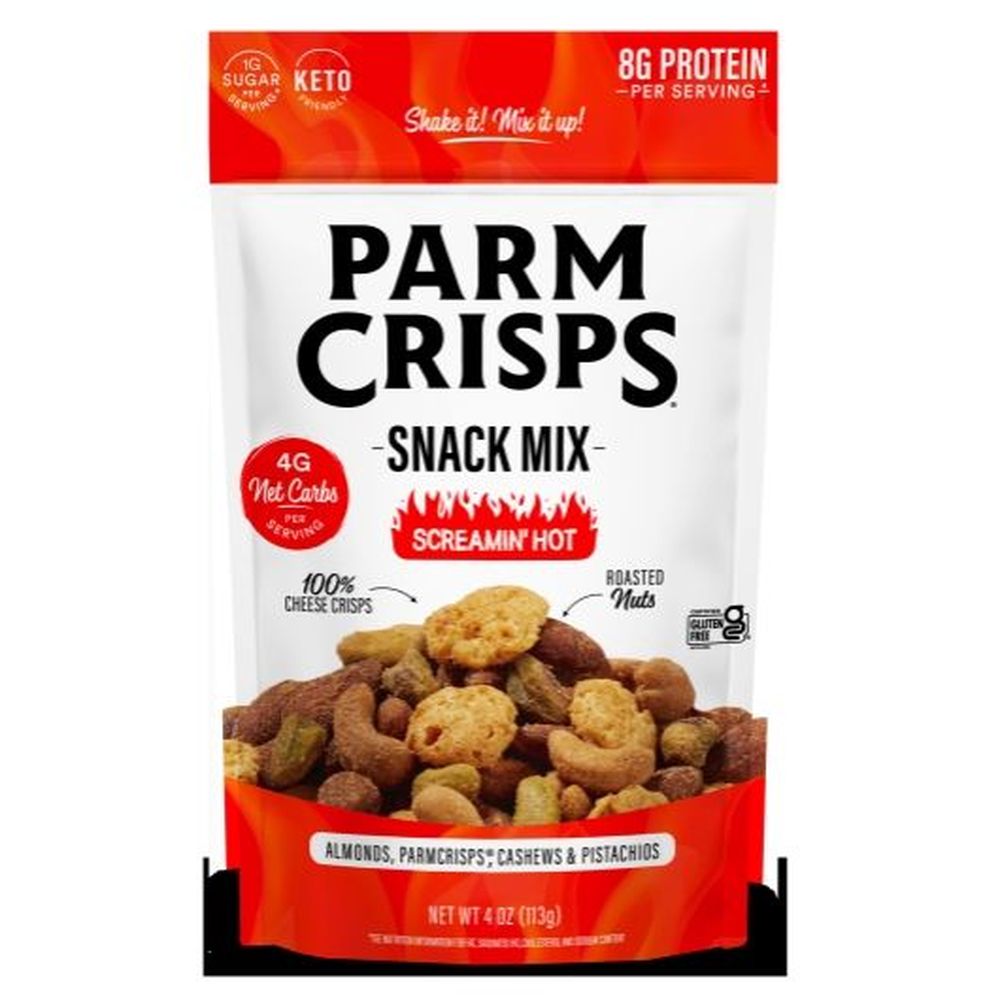 Parmcrisps Screamin Hot Snack Mix, 4 Ounce -- 12 Per Case
