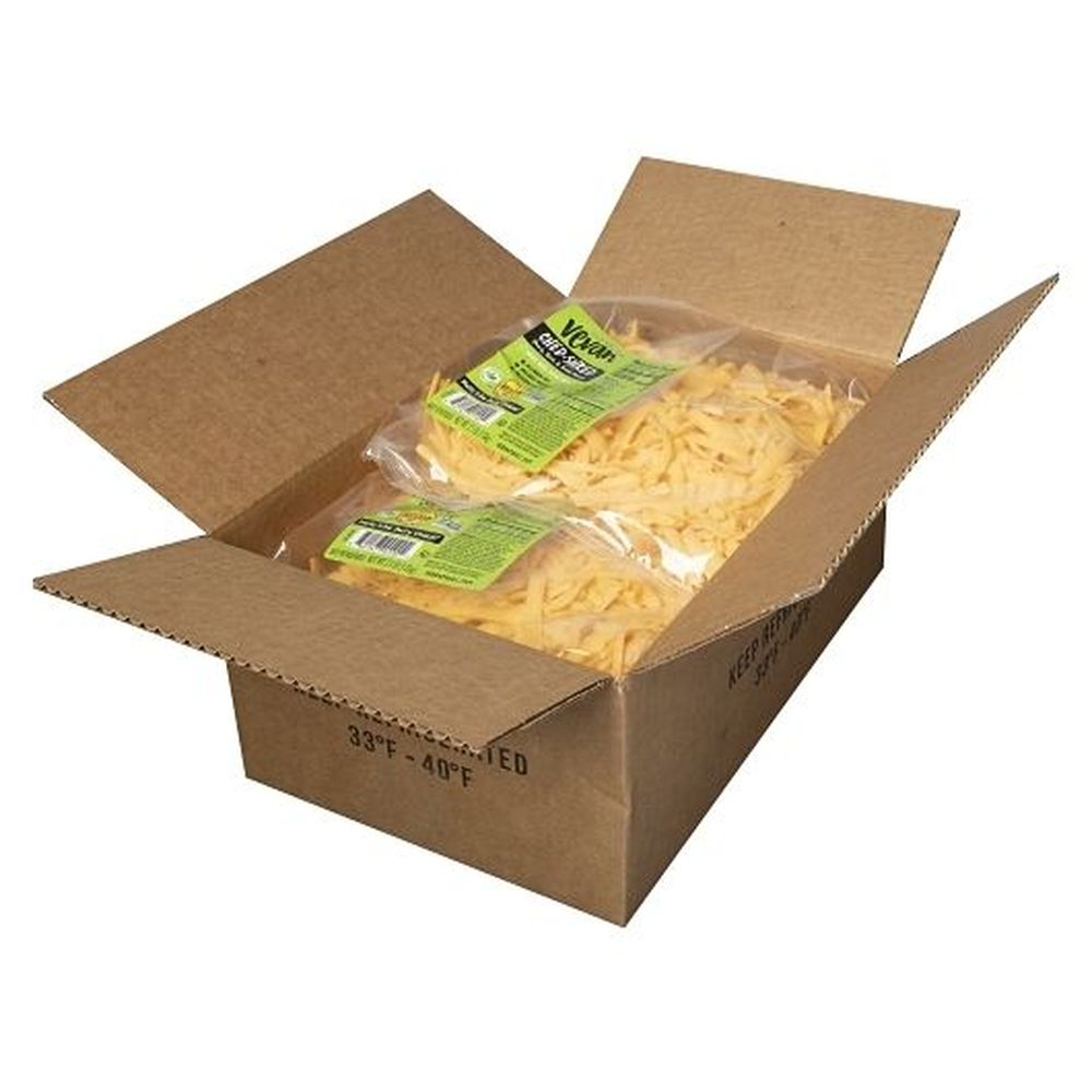 Vevan Farmstyle Cheddar Shred, 2.5 Pound -- 4 Per Case