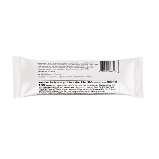 Built Cookie Dough Chunk Puff Bar, 1.55 Ounce -- 144 Per Case