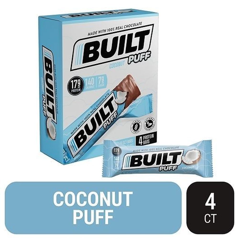 Built Coconut Puff, 4 Count -- 6 Per Case