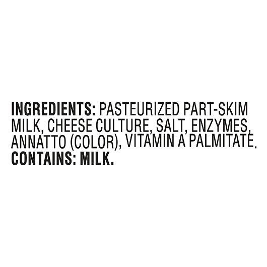 Cracker Barrel 2 Percent Milk Extra Sharp Yellow Cheddar Cheese Chunks, 8 Ounce -- 12 Per Case