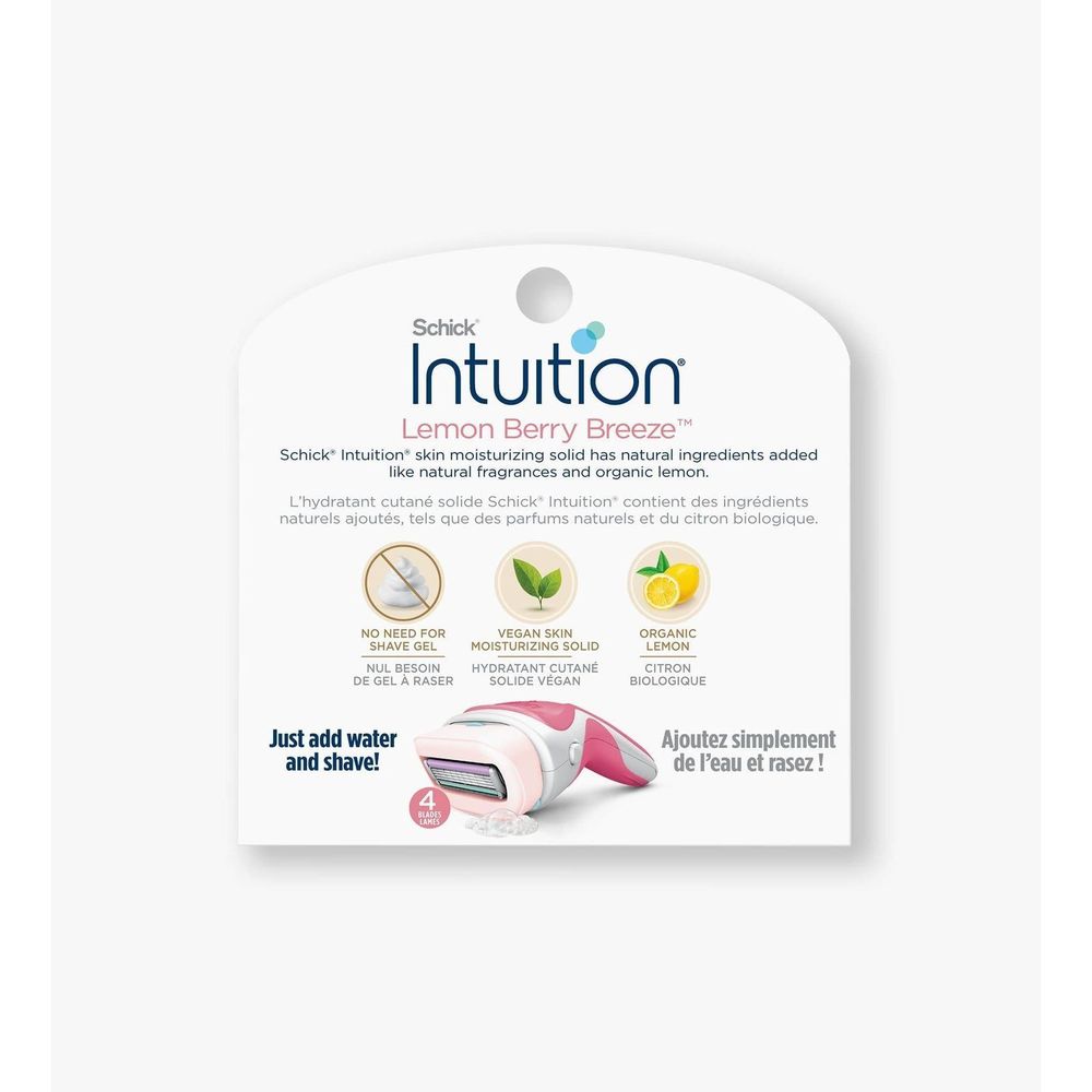Schick Intuition Lemon Berry Breeze Refill, 6 Count -- 36 Per Case