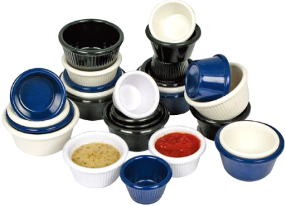 Winco Bone Fluted Ramekin, 3 Ounce -- 96 Per Case
