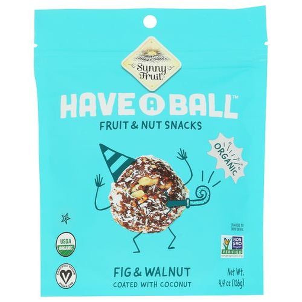 Sunny Fruit Dried Fig And Walnut, 4.4 Ounce -- 6 Per Case