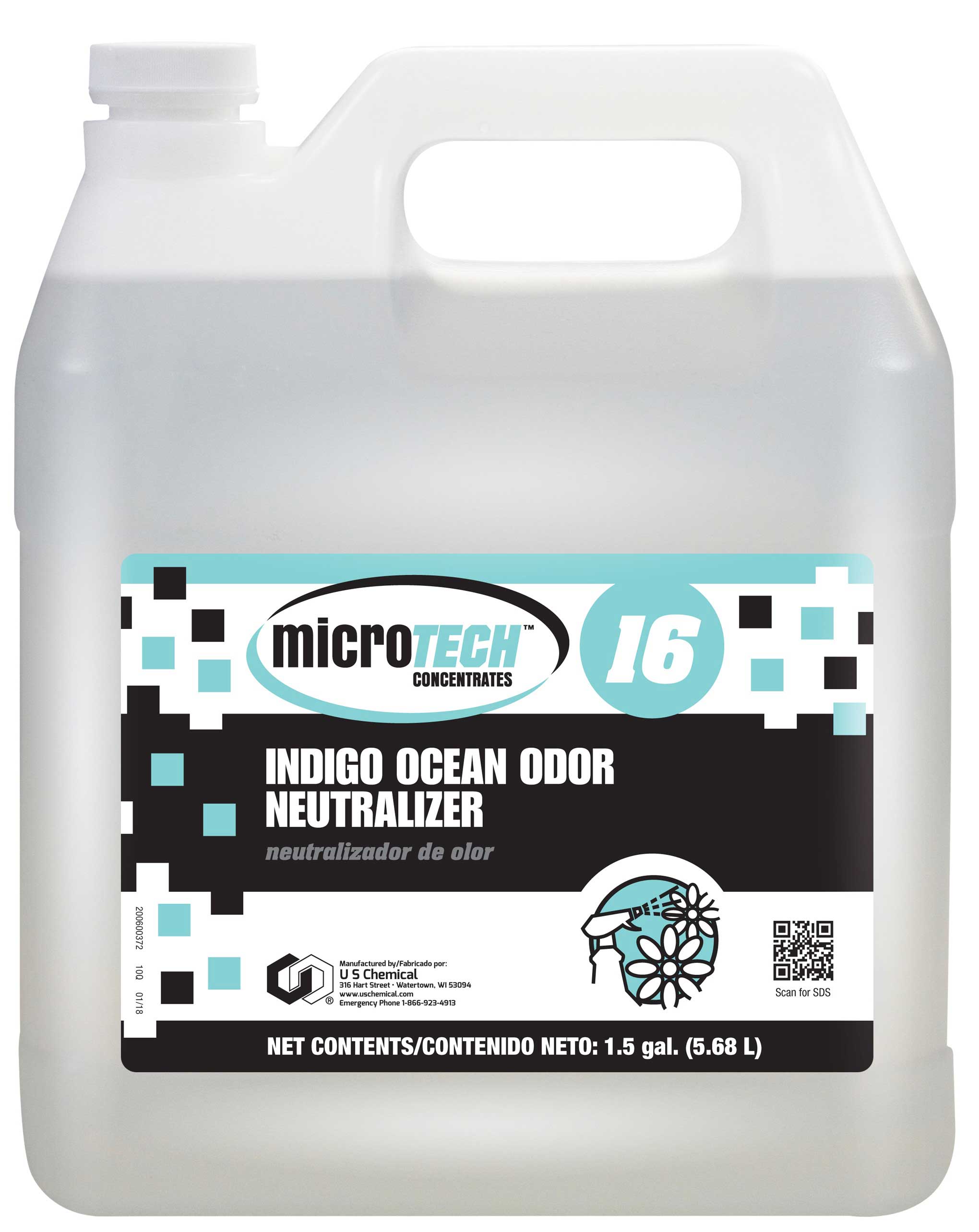 Microtech Indigo Ocean Odor Neutralizer, 1.5 Gallon