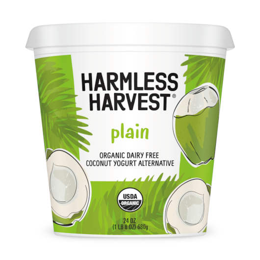 Harmless Harvest Dairy Free Plain Yogurt, 24 Ounce -- 6 Per Case