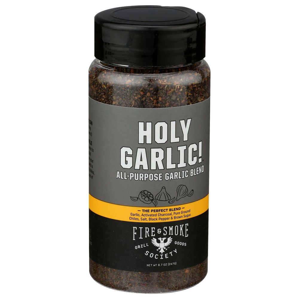 Fire And Smoke Society Holy Garlic Blend, 8.7 Ounce -- 6 Per Case