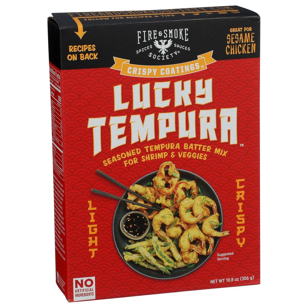 Fire And Smoke Society Lucky Tempura Crispy Coating, 4.5 Ounce -- 6 Per Case