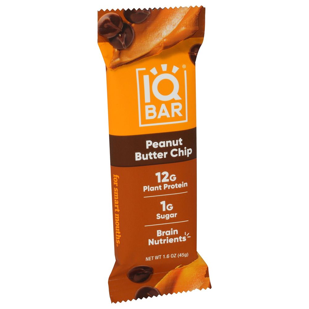Iq Bar Peanut Butter Chip Bar, 1.6 Ounce -- 12 Per Case