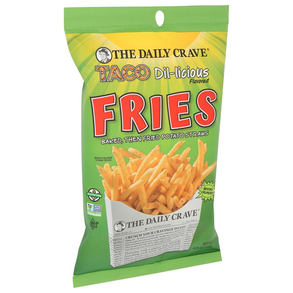 The Daily Crave Taco Fries, 4.25 Ounce -- 8 Per Case